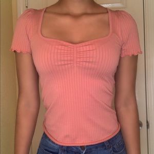 Bella Seamless ruffle top